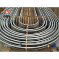 Tubo de curvatura en U de acero inoxidable ASTM A213 TP321